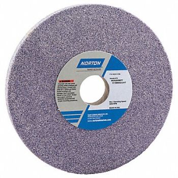 NORTON Grinding Wheel T1 7x1/2x1.25 AO 46G PK5, 1VTV8
