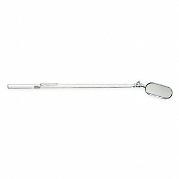 WESTWARD Inspection Mirror 12In L Oval Shape, 1VTY8