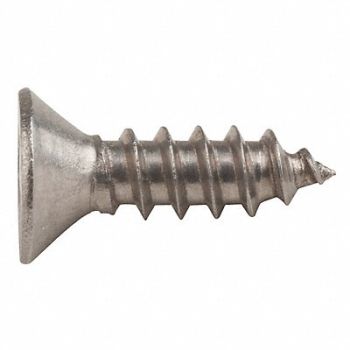 GRAINGER APPROVED ShtMtlScrw Scrw Sz #4 18-8SS 3/8 L PK100, 1VU96