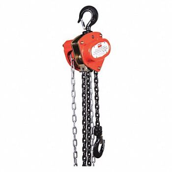 DAYTON Manual Chain Hoist 2000 lb Lift 20 ft., 1VW57