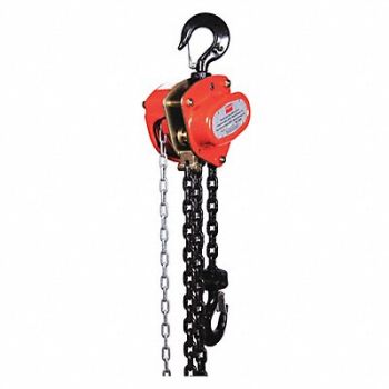DAYTON Manual Chain Hoist 4000 lb Lift 15 ft., 1VW59