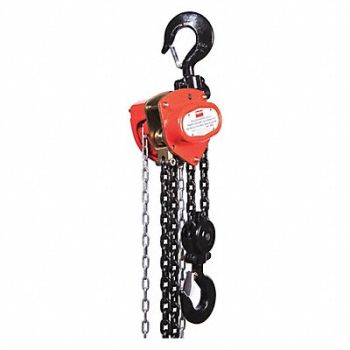 DAYTON Manual Chain Hoist 6000 lb Lift 15 ft., 1VW62