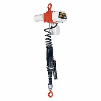 HARRINGTON Electric Chain Hoist 350 lb 6 ft., 1VW84