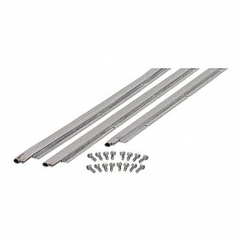 GRAINGER APPROVED Double Door Weatherstrip 7 Ft L, 1VZR8