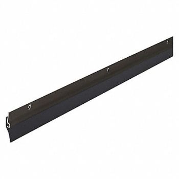 GRAINGER APPROVED Door Sweep 3 Ft L PVC Vinyl 1/4 In W, 1VZT3