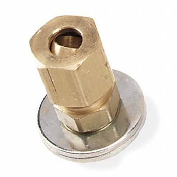 DWYER Static Pressure Fitting For 1/4 Tubing, 1W399