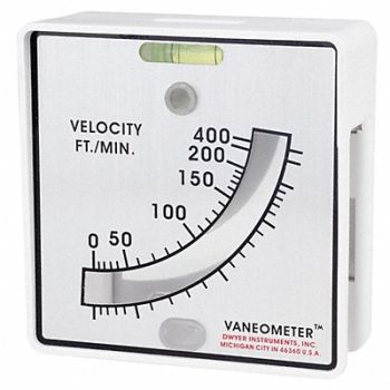 DWYER Anemometer 25 to 400 fpm, 1W431