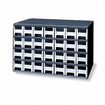 AKRO-MILS G2389 Bin Cab 28GrayDrwr Gray 11 H GrayDrwr, 1W920