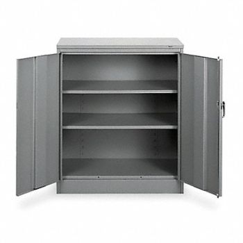 TENNSCO Storage Cabinet 42 x36 x18 MdGry 2Shlv, 1W978