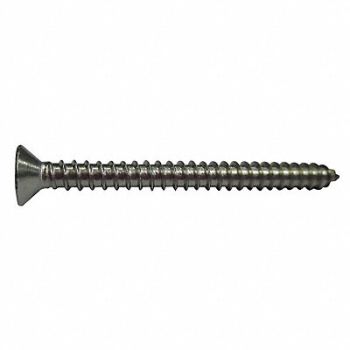 GRAINGER APPROVED ShtMtlScrw Scrw Sz #6 18-8SS 1.5 L PK100, 1WA17