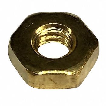 GRAINGER APPROVED MchSc Brs Pln #12-24 7/16x0.1563 PK100, 1WA75