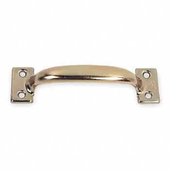GRAINGER APPROVED Door Pull Steel 4 In L, 1WAB5