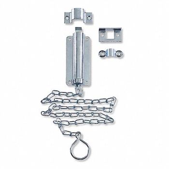 GRAINGER APPROVED Spring Loaded Chain Bolts Zinc, 1WAD4