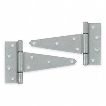 GRAINGER APPROVED Tee Hinge Steel 2-11/16 in L PK2, 1WBE5