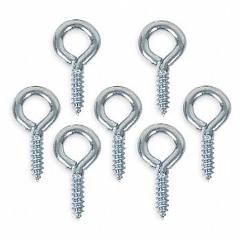 GRAINGER APPROVED Screw Eye Shank D 1/16 in PK20, 1WBF4