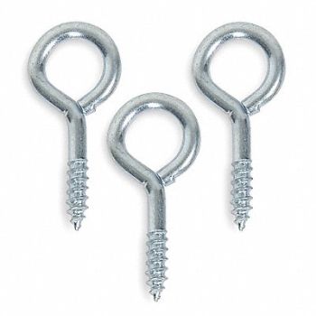 GRAINGER APPROVED Screw Eye Shank D 3/32 in PK20, 1WBG6