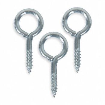 GRAINGER APPROVED Screw Eye Shank D 1/16 in PK20, 1WBH1