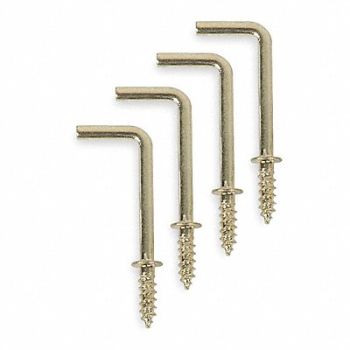 GRAINGER APPROVED Single Point Hook Length 1/2 In PK20, 1WBK5