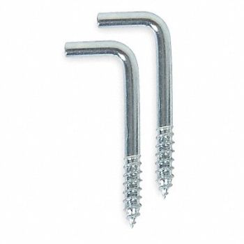 GRAINGER APPROVED Single Point Hook Zinc 1 3/16 L PK20, 1WBL6