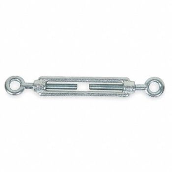 GRAINGER APPROVED Turnbuckle Steel Length 4 In, 1WBR4