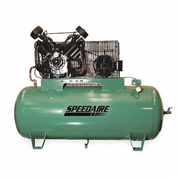 SPEEDAIRE Electric Air Compressor 15 hp 2 Stage, 1WD90