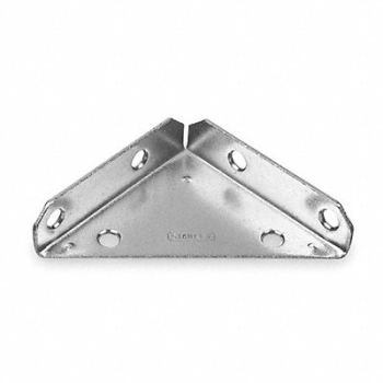 GRAINGER APPROVED Heavy Duty Corner Brace 3 Wx3 In L, 1WDD2
