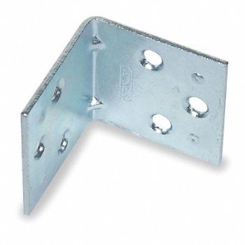 GRAINGER APPROVED Corner Brace Steel 1 1/2 Wx1 1/2 In L, 1WDF1
