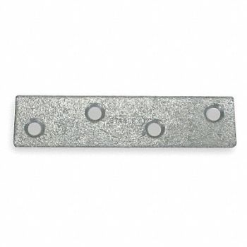 GRAINGER APPROVED Mending Plate Steel 7/8 Wx4 In L, 1WDH2