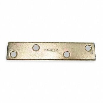 GRAINGER APPROVED Mending Plate Steel 27/32 Wx4 In L PK4, 1WDH9