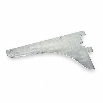 GRAINGER APPROVED Shelving Bracket 16 inx3 51/64 inx1/8 in, 1WDR1