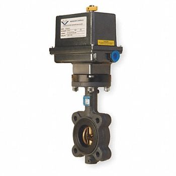 MILWAUKEE VALVE Butterfly Valve Electric Size 6 In, 5MPP7