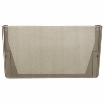 OFFICEMATE Wall Pocket Letter Smoke 7 In H PK3, 1WDZ7