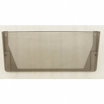 OFFICEMATE Wall Pocket Legal 7Hx16 1/3W In Smoke, 1WEA3