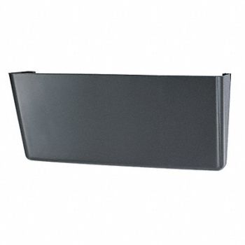 OFFICEMATE Wall Pocket Legal 7Hx16 1/3W In Black, 1WEA4