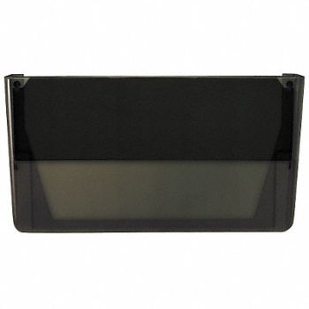 OFFICEMATE Magnetic Wall Pocket Letter 7Hx13W Smoke, 1WEA5