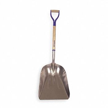 WESTWARD Grain Scoop 29-1/2 in Handle Aluminum, 1WG35