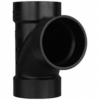 GRAINGER APPROVED Sanitary Tee 4 x 4 x 4 in Schedule 40, 1WHT9