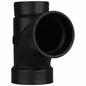 GRAINGER APPROVED Tee 2 x 1 1/2 x 2 in Schedule 40 ABS, 1WHU2