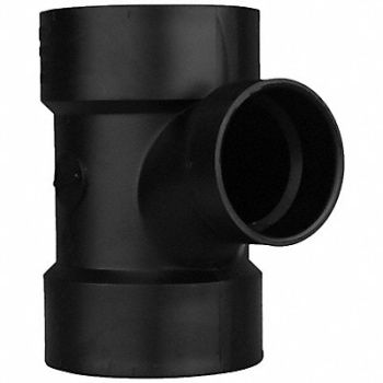GRAINGER APPROVED Reducing Sanitary Tee 3 x 3 x 2 in ABS, 1WHU4