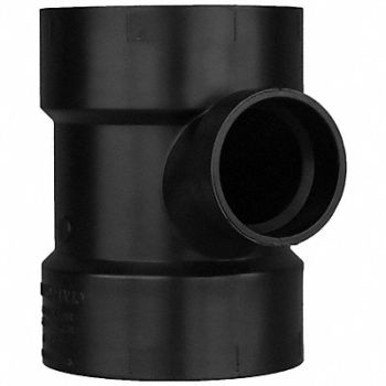 GRAINGER APPROVED Reducing Sanitary Tee 4 x 4 x 2 in ABS, 1WHU6