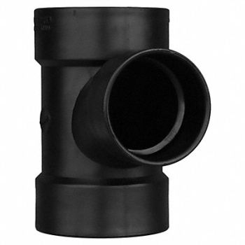 GRAINGER APPROVED Reducing Sanitary Tee 4 x 4 x 3 in ABS, 1WHU7