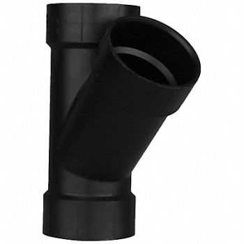 GRAINGER APPROVED Wye 3 in Schedule 40 Socket Black, 1WHV7