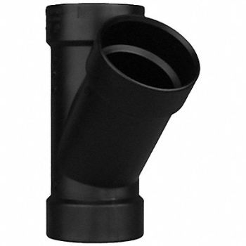 GRAINGER APPROVED Wye 4 in Schedule 40 Socket Black, 1WHV8