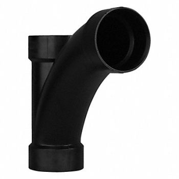 GRAINGER APPROVED Wye with 45 Bend 3 in Socket ABS, 1WHW6
