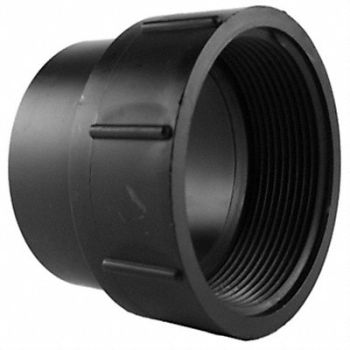 GRAINGER APPROVED Cleanout Adapter 4 x 4 in Schedule 40, 1WJC9