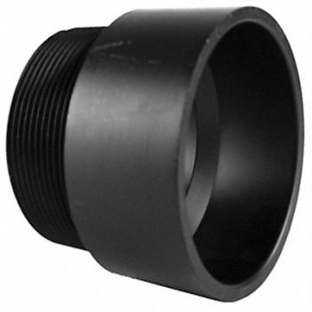 GRAINGER APPROVED Male Adapter 3 in Schedule 40 Black, 1WJD4