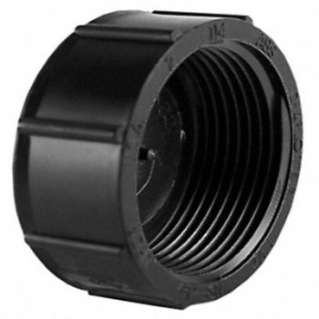 GRAINGER APPROVED Threaded Cap 1 1/2 in Schedule 40, 1WJG3