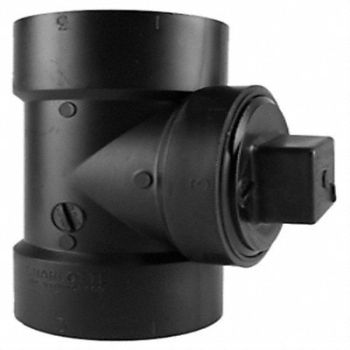 GRAINGER APPROVED Cleanout Tee with Plug 4 in Schedule 40, 3JWD7