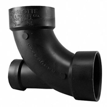 GRAINGER APPROVED 90 Long Sweep Elbow Inlet 2 x 3 x 3 in, 1WJG9