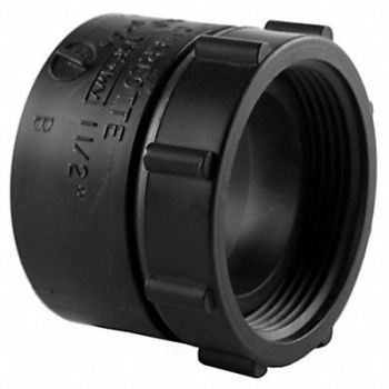 GRAINGER APPROVED Adapter 1 1/2 in Socket x FNPT Black, 1WJN6